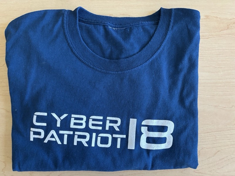 CyberPatriot 18 AFA Air & Space Forces Association T-Shirt Size X-Large XL