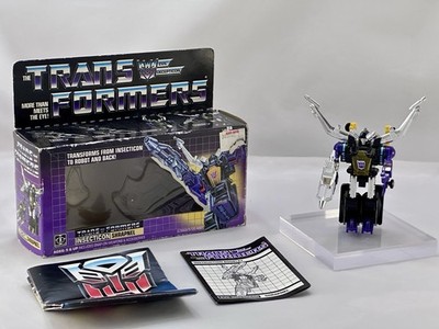 SHRAPNEL INSECTICON TRANSFORMERS G1 DECEPTICON HASBRO TAKARA ORIGINAL VINTAGE 84