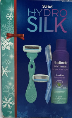 Schick Hydro Silk Women's Gift Set, Includes Sensitive Care Women's Razor Handle