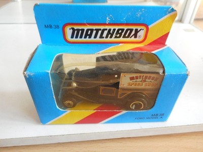 Matchbox Ford Model A ''Matchbox Speed Shop'' in blau in Box