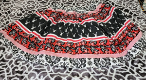 Vintage Seminole Native American Handmade PatchWork Skirt Rare animal print NR