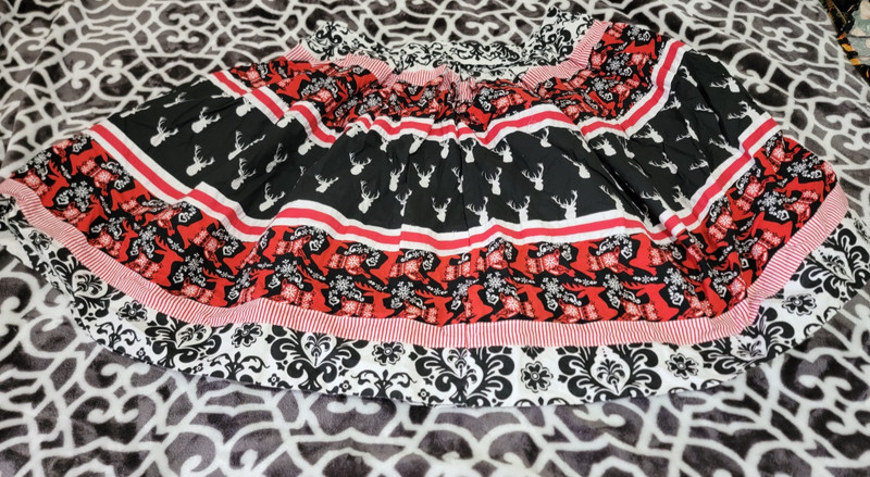 Vintage Seminole Native American Handmade PatchWork Skirt Rare animal print NR