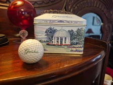 Greenbrier Resort Hotel 2003 Collectible Tin & Logo Golf Ball 6 Nice Balls