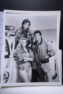 Eight 1990s BAYWATCH Type 1 TV Press Photos DAVID HASSELHOFF (id3472)