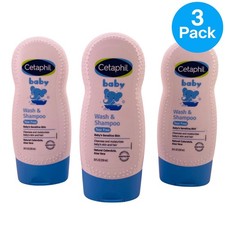 Cetaphil Baby Wash  Shampoo 7.8 fl oz 3 Pack New