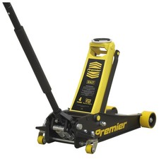 Sealey 4040AY Premier 4 Tonne Ton Yellow Low Profile Trolley Jack Rocket Lift