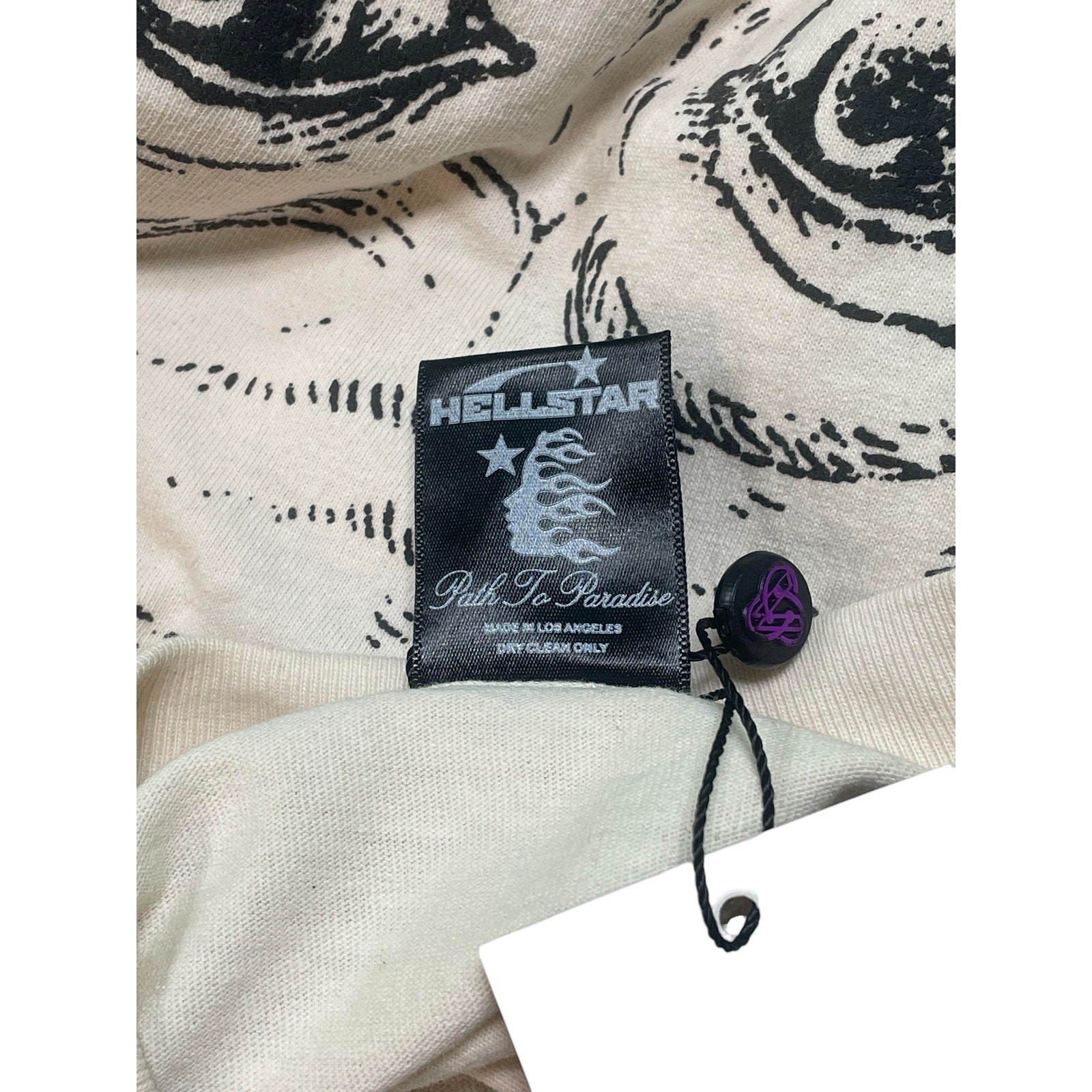 Hellstar 'Grateful Dead' Cream Tee - image 3