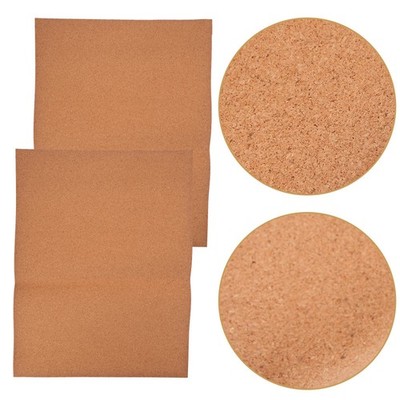 Brown Cork Cabinet Liner for Drawers and Shelves with Easy Cut Installation