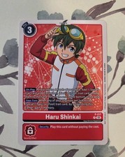 2x Haru Shinkai - P-217 NM - Digimon TCG