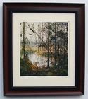 Tom Thomson, Group of Seven "Northern River" L.E. in Mahogany color frame