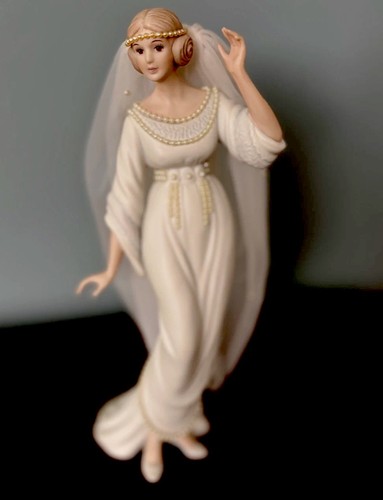 Statuina porcellana classica sposa del secolo Elizabeth Grace anni '10 bambola 10"*