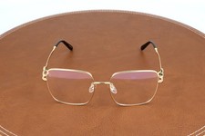 Chopard Vchf99G 23Kt Gold Square Eyeglasses F...