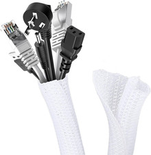 3M Guaina Cavi Intrecciata, 13-20Mm Flessibile Self-Closing Raccogli Cavi, Tagli