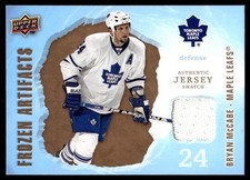 2008-09 Artifacts Frozen Artifacts Retail Bryan McCabe Toronto Maple Leafs