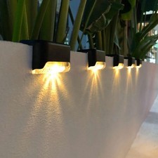 Solar Deck Lights Solar Fence Solar Powered Outdoor Step Light IP65 Waterproof