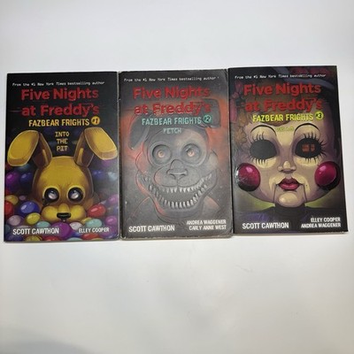Five Nights at Freddy's by Scott Cawthon Fazbear Frights Book Set 1, 2, 3