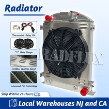 Fits Ford Model A Coupe High Boy Chevy 1930-38 3132 Radiatorshroud Fanrelay