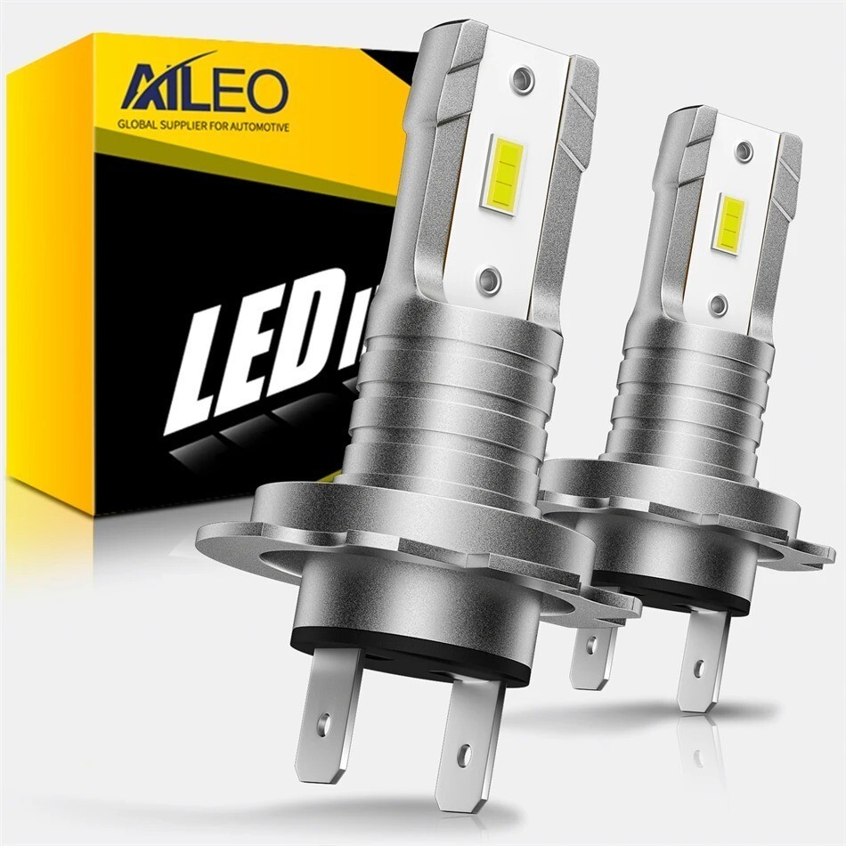 H7 LED Bulb 15000LM 100W 6500K White Waterproof IP68 Car Headlights Plug & Play