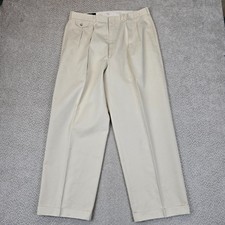 POLO RALPH LAUREN Men's Trousers Classic Khaki Cotton Men Size 36W 30L