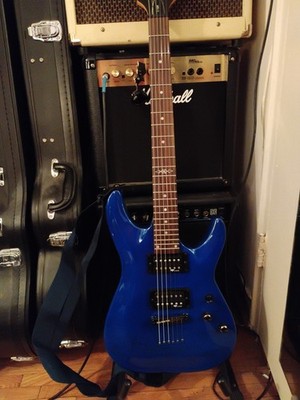 15% OFF Schecter SGR C-1 Blue Guitar Bundle W/Blue Strap, Protec 20mm. Gigbag