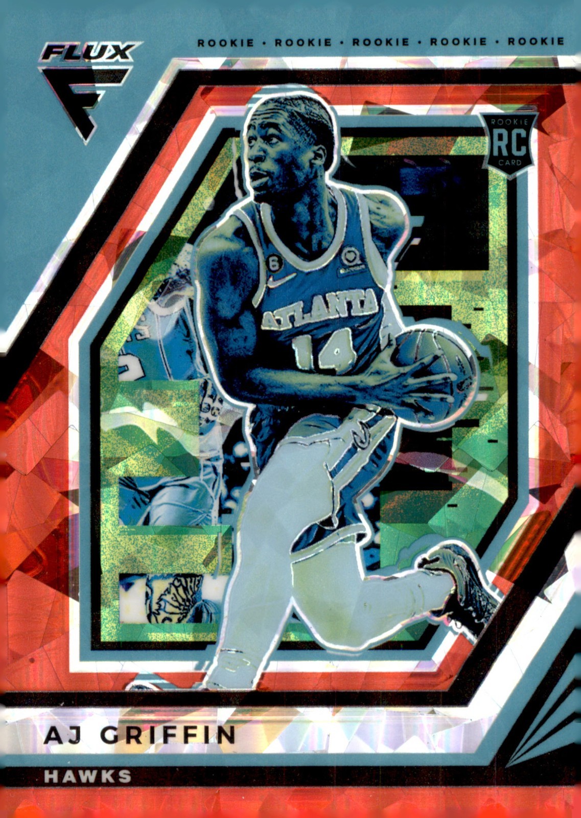 2022-23 Panini Prizm - AJ Griffin #248 Red Ice Prizm (RC)