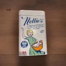 Nellie s Laundry Soda 100 Load Tin 1.5 kg / 3.3 lb Sodium Carbonate Scent Free