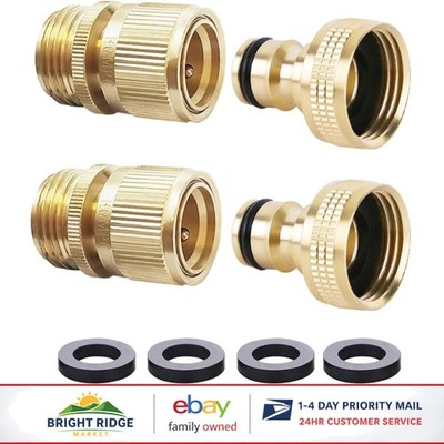Reliable Brass Garden Hose Connectors with Quick Connect Design for Efficiency