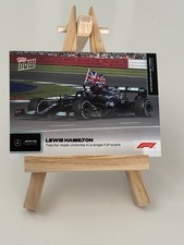 Cravatte 2021 Topps Now Formula 1 Lewis Hamilton per il maggior numero di vittorie in un singolo evento di F1