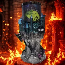 BATH & BODY DISNEY VILLAINS MALEFICENT DRAGON CASTLE CANDLE HOLDER 3-WICK