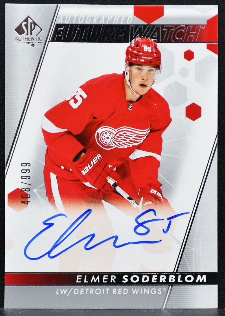 2022-23 SP Authentic Future Watch Elmer Soderblom 147 RC Auto 408/999