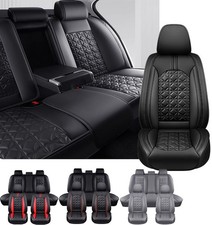 For Toyota Tacoma Leather Car Seat Covers 5-seats Front Cover Rear Pad Full Set For Toyota Tacoma Leather Car Seat Covers 5-seats Front Cover Rear Pad Full Set