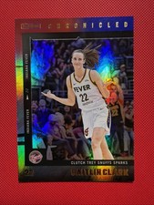 Caitlin Clark Chronicled 2025 /99 SSP Card #21 Clutch Trey Snuffs Sparks
