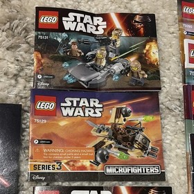 LEGO Star Wars Illustrated Instruction Manual Booklet Lot  of 14 sets +bonus