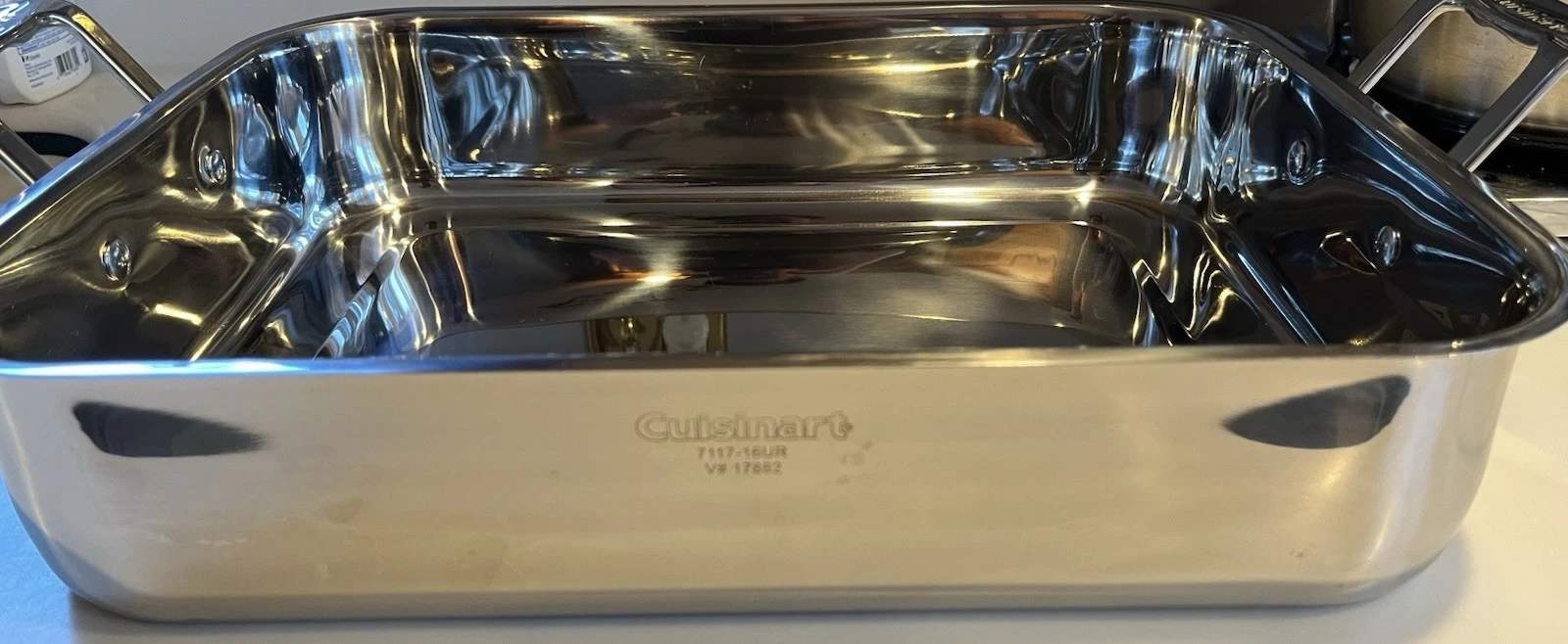 Cuisinart 16 Inch Stainless Steel Roasting Pan And Racks. Never Used
Opens in a new window or tab
