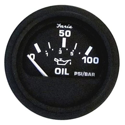 #ad #ad Beede Instruments 12845 Euro Oil Pressure Gauge 100 PSI 2quot; $53.02