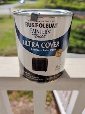 Rust-Oleum Painters Touch Ultra Cover Gloss Kona Brown Premium Latex Paint 2 Qts