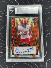 Omar Cooper Jr 2024 Leaf Metal 1/1 Wave Orange Autograph Auto