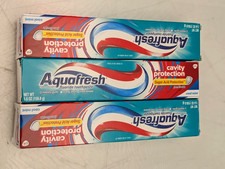 Pack of 3 Aquafresh Cavity Protection Fluoride Toothpaste Cool Mint 5.6 oz/each 1.00 per gallon
