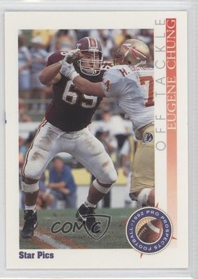 1992 Star Pics Auto Eugene Chung #34 Auto 0v1