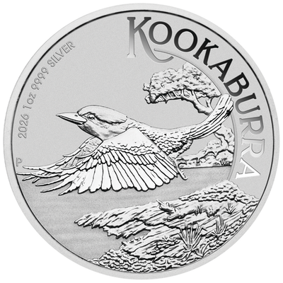 #ad 2026 Australia Kookaburra 1oz $1 Pure Silver .9999 Bullion Coin in Mint Capsule $119.97
