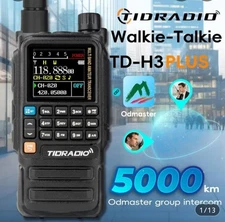 TIDRADIO TD-H3 PLUS.  Mult-Band GMRS/HAM Handheld Radio & Wireless Programming 