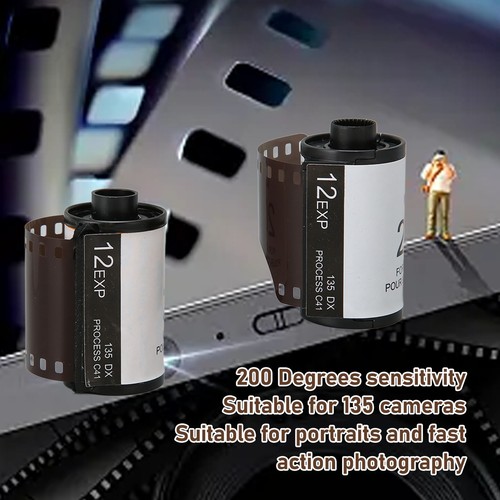 2 Rolle 35mm Kamera Farbe Film 12 Blätter Jeder ISO 200 HD Wasserdichte Kamera - Bild 14 von 24