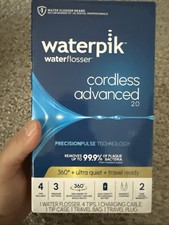 Waterpik Cordless Advanced 2.0 Water Flosser Teeth Portable WP-583c blue