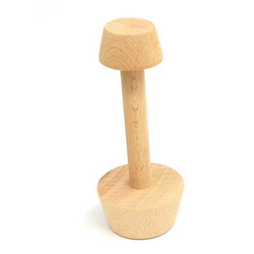 Double Sided Wooden Egg Tart Tamper Pastry Pusher Kitchen Baking Tool - Picture 5 of 5