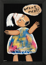 What Next Framed Wall Art Poster Canvas Print Picture