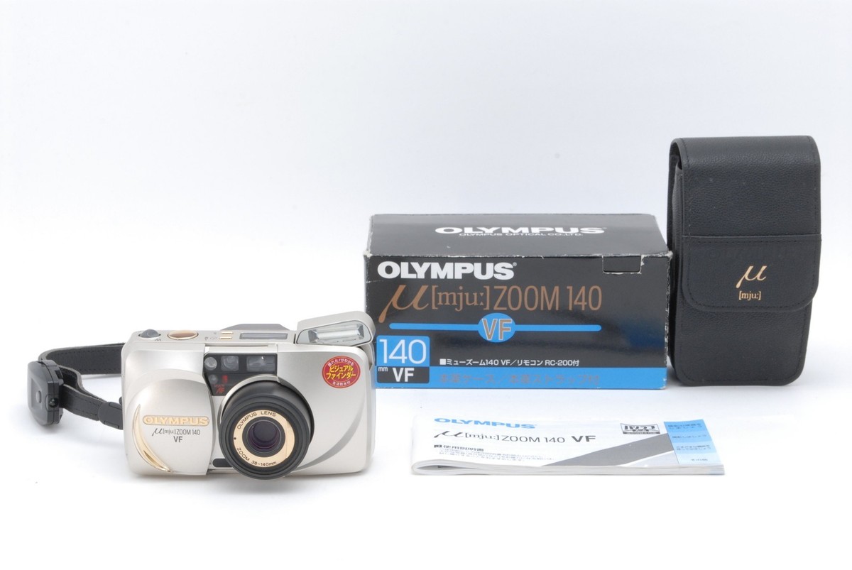 OLYMPUS μ mju ZOOM 140 VF コンパクトカメラ 通電確認済み ジャンク