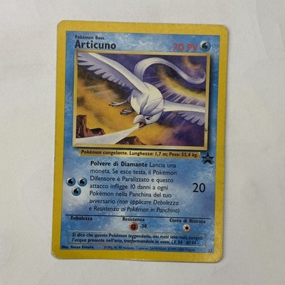 Pokémon Karte Articuno Promo Black Star (IT) | 22 Promo WOTC 2000 Artwork