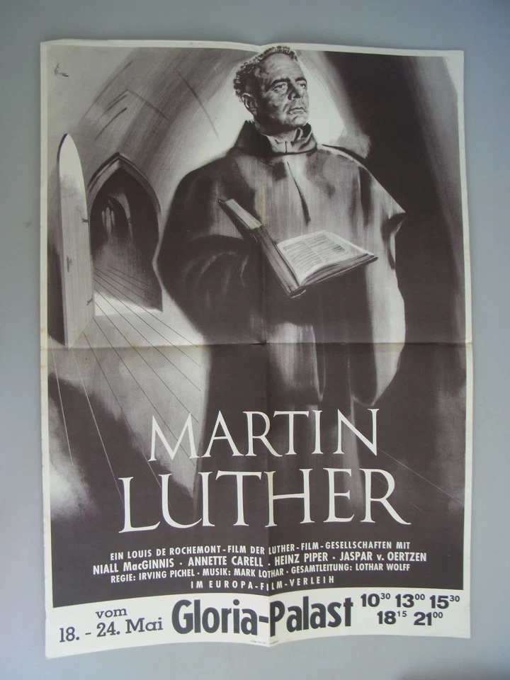 Altes Plakat Martin Luther Film Gloria-Palast Hamburg Rochemont B310526AID0#90 - Bild 1 von 1