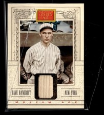 2013 Panini Golden Age #29 Dave Bancroft bat card New York Giants