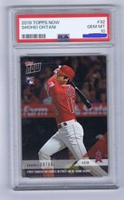 Shohei Ohtani MLB 1st Home Run Card PSA 10 Topps Now Japan Genuine